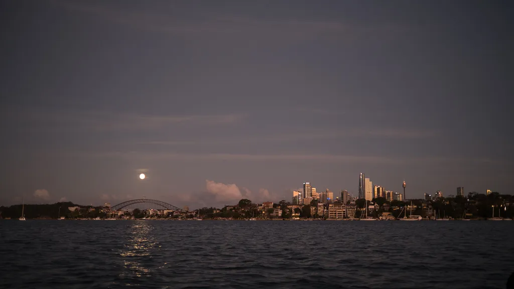 Sydney Skyline from Cockatoo Island